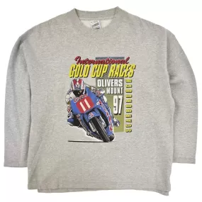 Vintage 1997 Motarcycle Cup Sweatshirt Size L