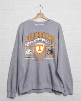 Vols Prep Patch Gray Thrifted Sweatshirt