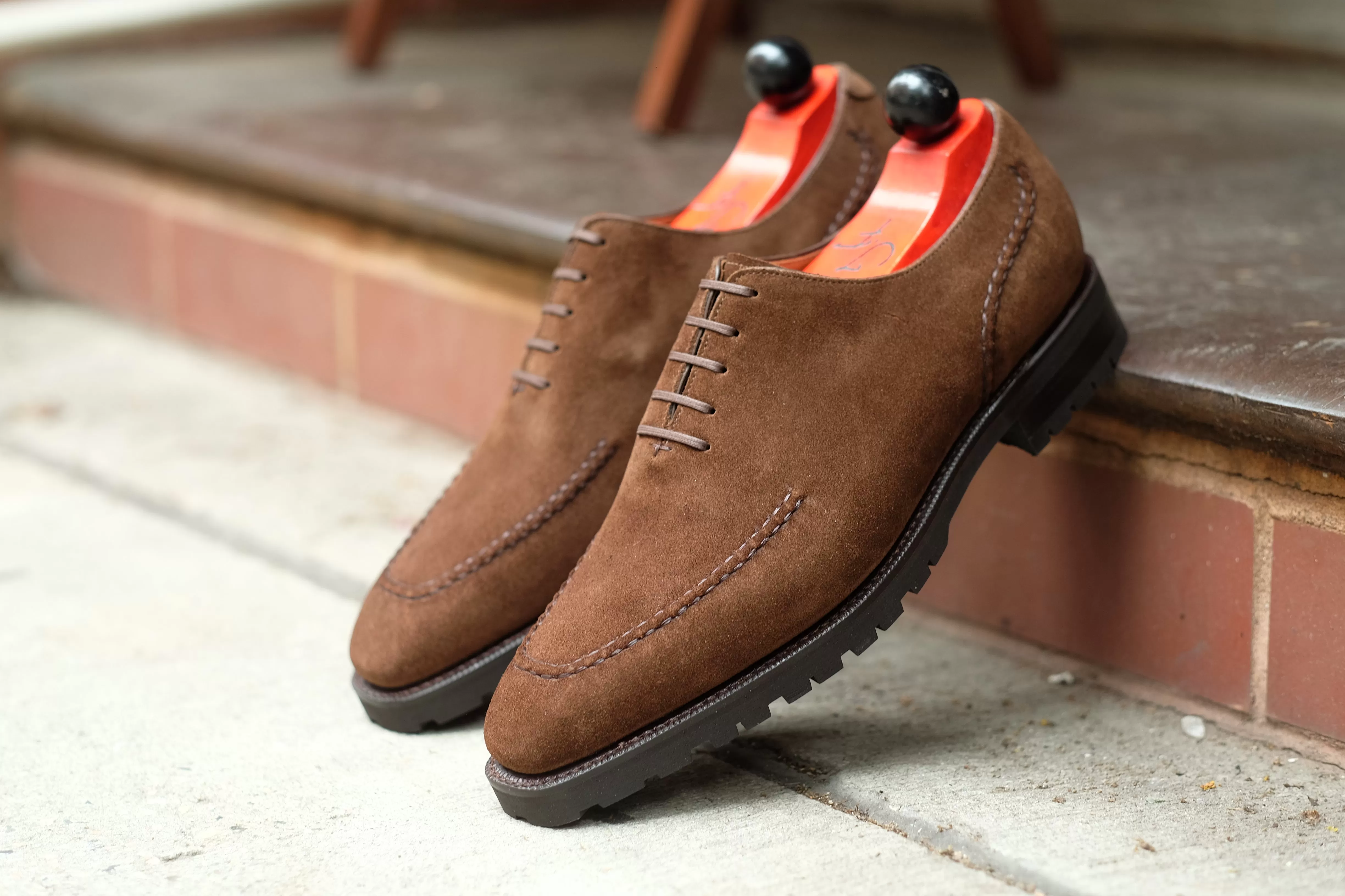 Whittier - Dark Brown Suede