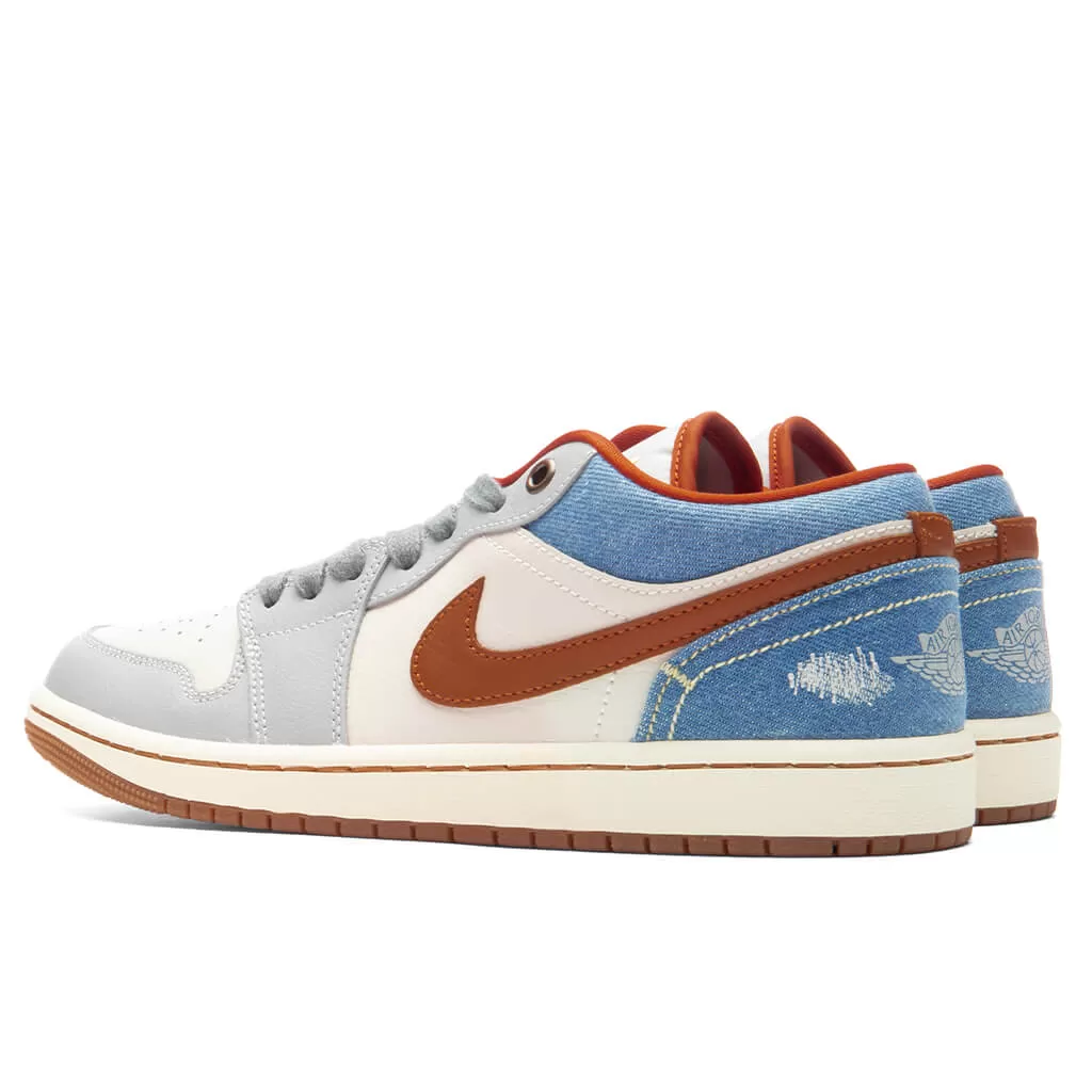 Women's Air Jordan 1 Low - Phantom/Multi Color/Coconut Milk