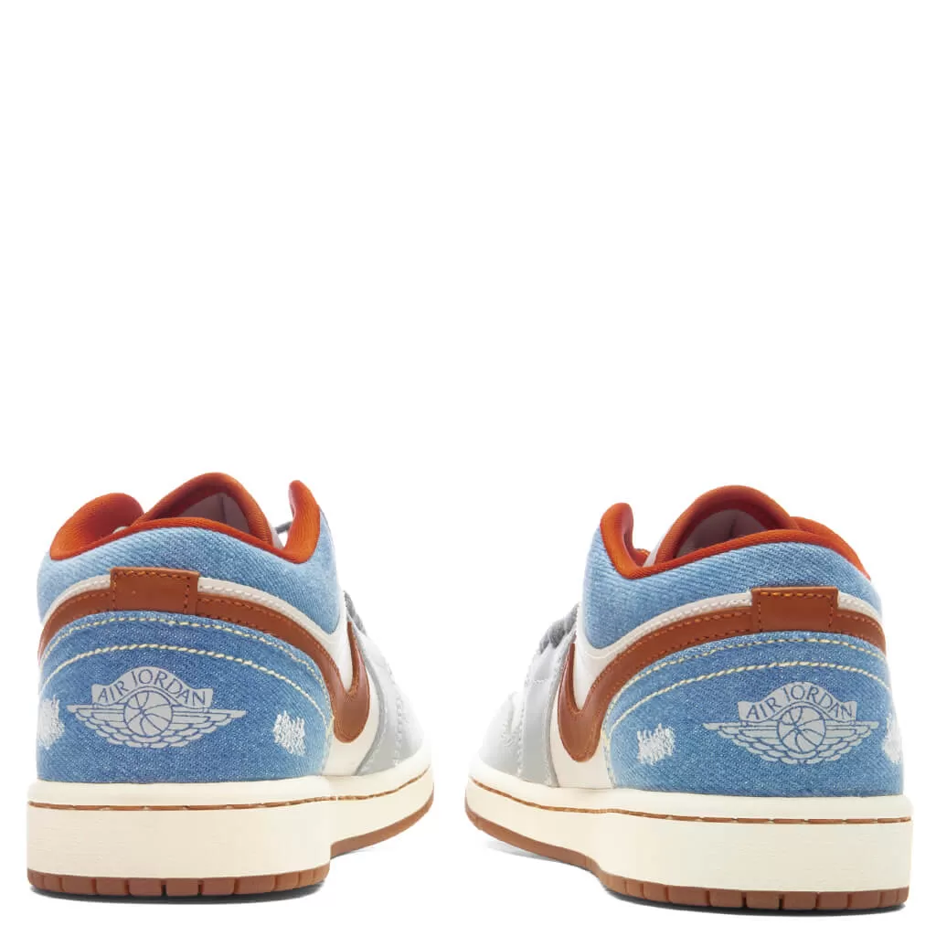 Women's Air Jordan 1 Low - Phantom/Multi Color/Coconut Milk