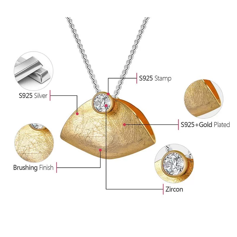 Zirconia Handbag - Handmade Pendant